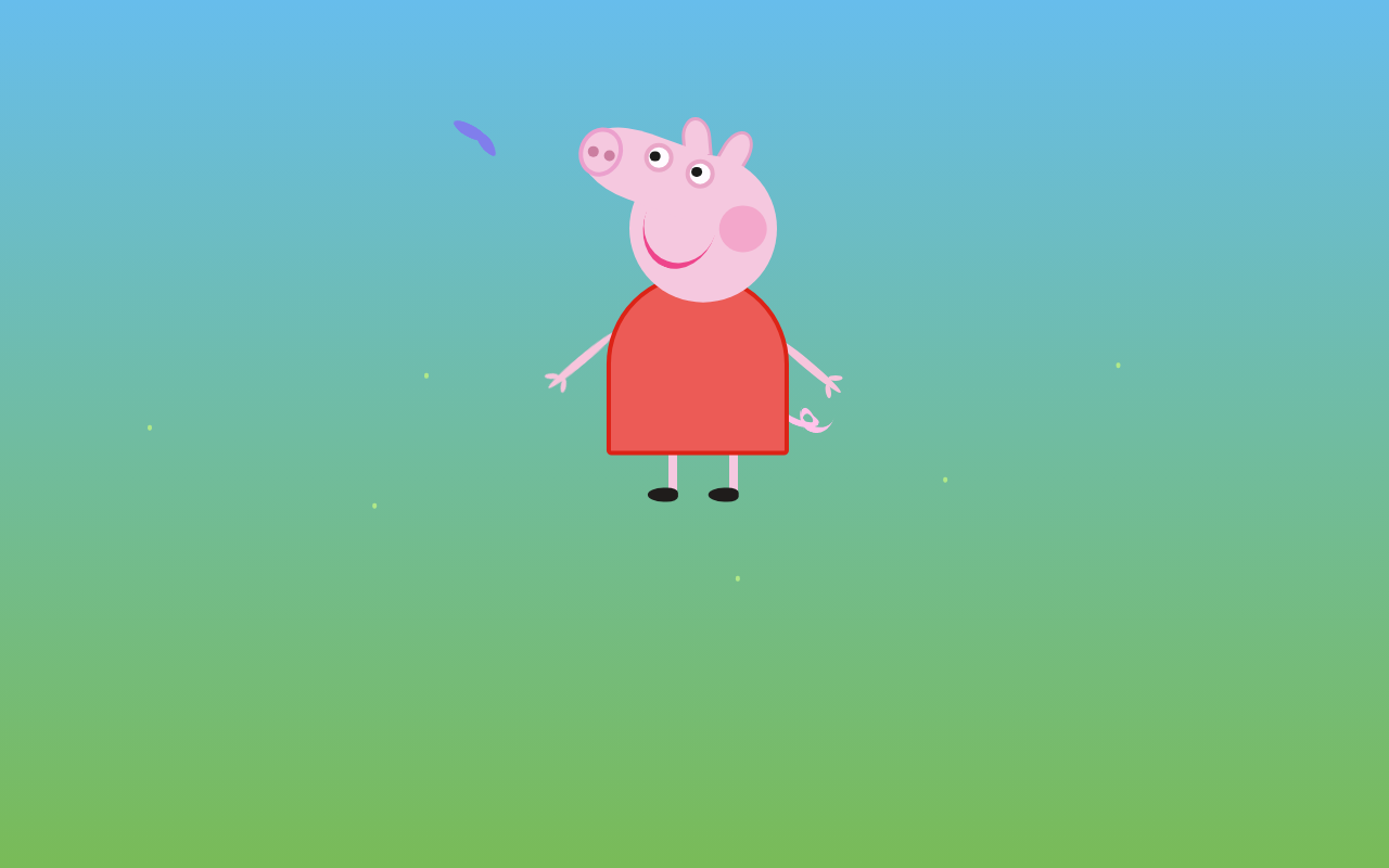 CodePen Home Butterfly And Peppa